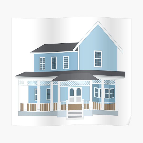 Lorelai and Rory's House Poster RB2310 product Offical gilmoregirls Merch