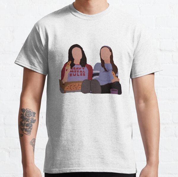 Lorelai and Rory Gilmore Digital Drawing by stass  Classic T-Shirt RB2310 product Offical gilmoregirls Merch