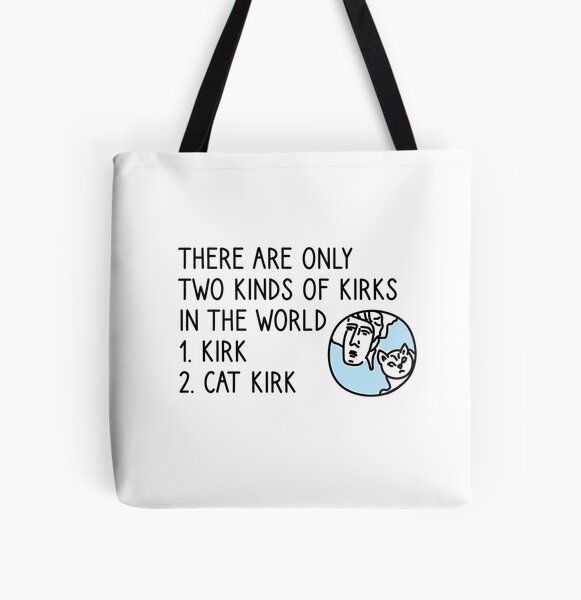 Kirk and Cat Kirk All Over Print Tote Bag RB2310 product Offical gilmoregirls Merch