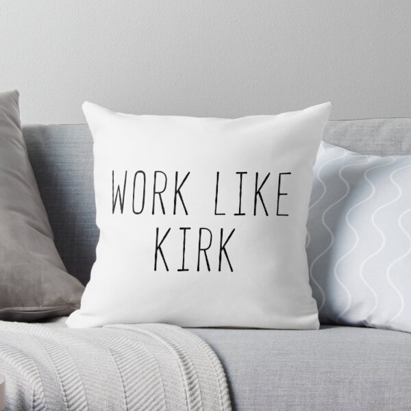 Work Like Kirk Throw Pillow RB2310 product Offical gilmoregirls Merch