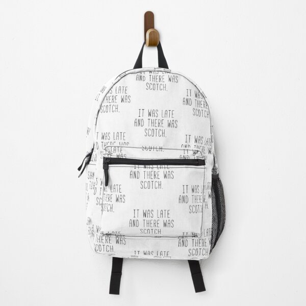 It Was Late And There Was Scotch - Lorelai Backpack RB2310 product Offical gilmoregirls Merch