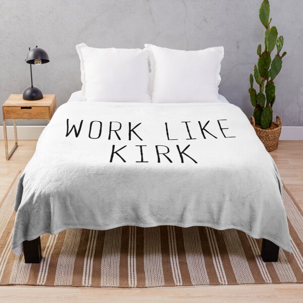 Work Like Kirk Throw Blanket RB2310 product Offical gilmoregirls Merch