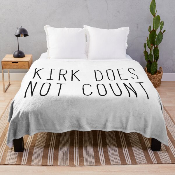 Kirk Does Not Count Kim Quote Throw Blanket RB2310 product Offical gilmoregirls Merch