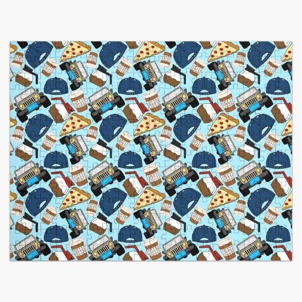 Luke’s Coffee Cap Pizza Lorelai Car Diner Blue Pack Jigsaw Puzzle RB2310 product Offical gilmoregirls Merch